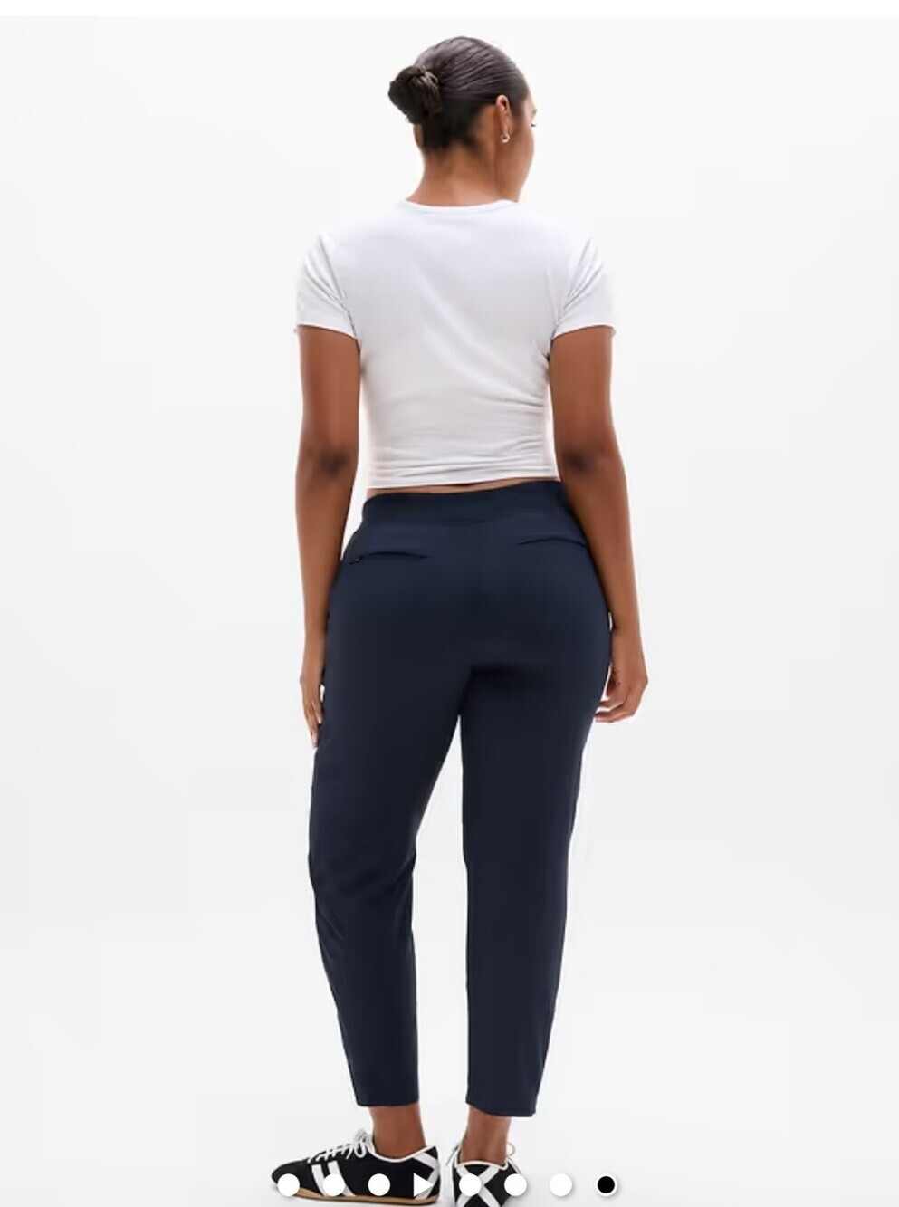 Athleta Navy Ankle Taper Pants - Picture 2 of 10